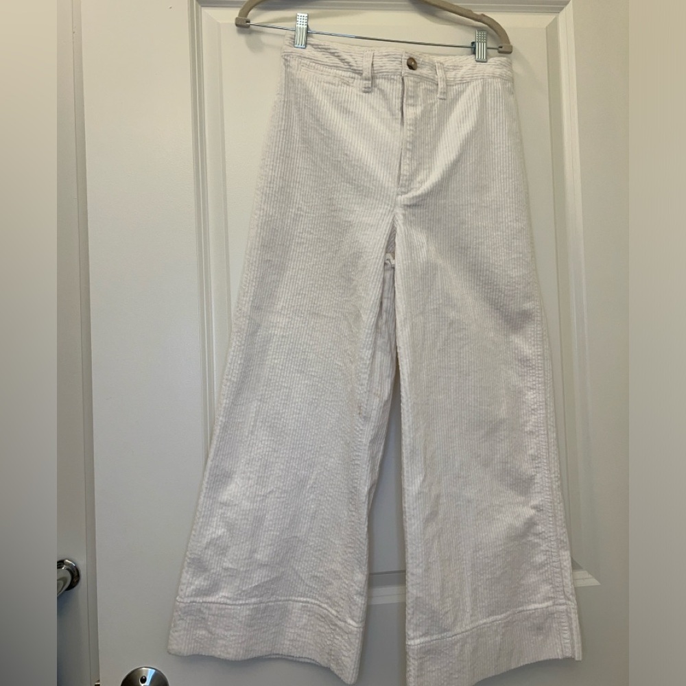 Madewell Pants Womens 27 Thick Corduroy White
Wide Leg